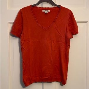 Liz Claiborne Shirt Sleeve Sweater, L